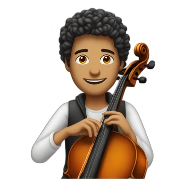 cellist sticker