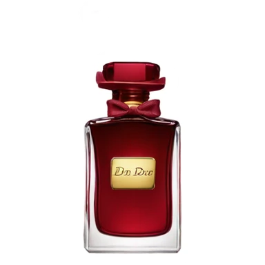 Dark red Dior parfum  sticker