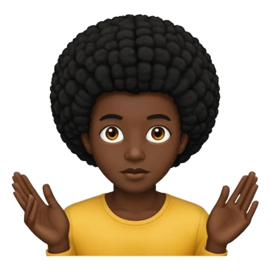 now give them a black afro sticker