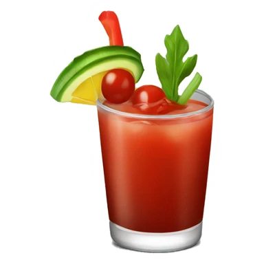 Bloody Mary cocktail sticker