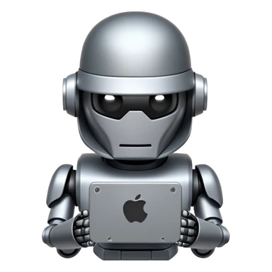 Stealth robot with cloaking panels and low profile sticker