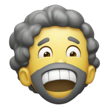 Riendo_ y tapándose la boca sticker