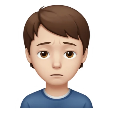sad boy sticker