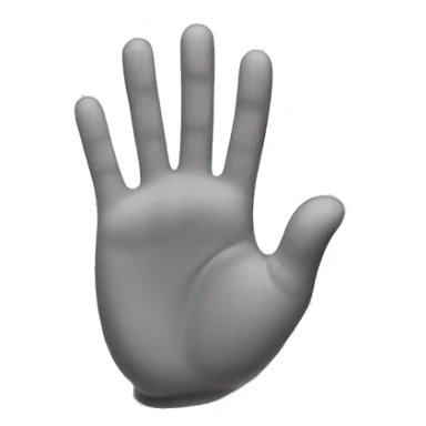 happy emoji right hand up sticker