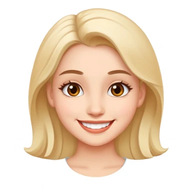 Flirtatious girl sticker