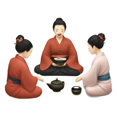 Tea ceremony sticker