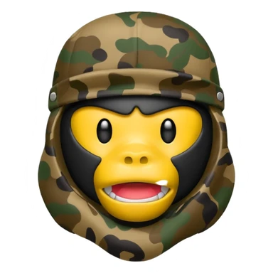 Сделай логотип Bape sticker