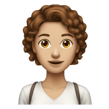 Brown hair, white skin, woman. University of Texas Longhorn clothes sticker