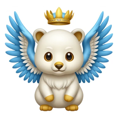 un animal ange de mongolie sticker