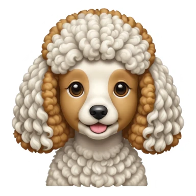 Perro caniche sticker