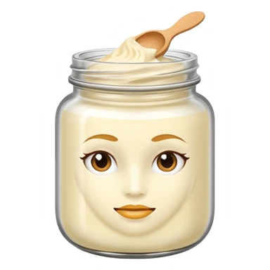 hair mask in a jar sticker