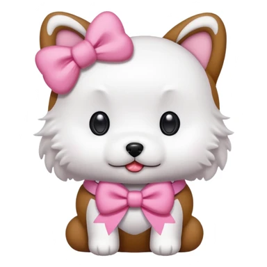 Hellow kity dog sticker