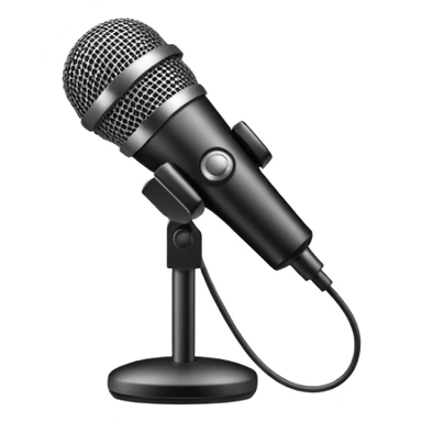Podcast Microphone sticker