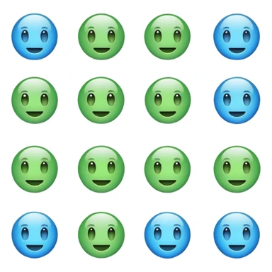  replace green with blue  sticker