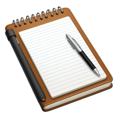 a notebook that says "NotebookLM" on it sticker