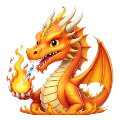 Dragon spitting fire at game of thrones   sticker