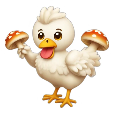 Chiken with mushrooms  sticker
