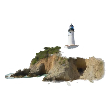 Faro de mar celeste sticker