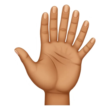 haz una mano que sea así 👇🏽 pero al revés sticker