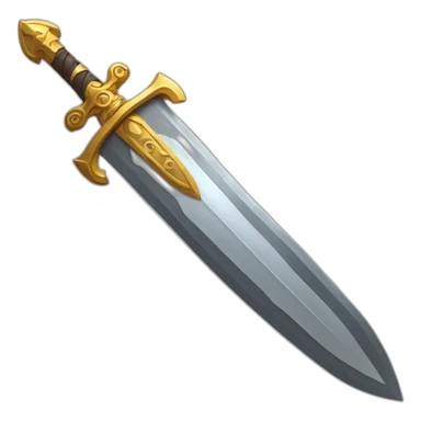 iron god sword sticker