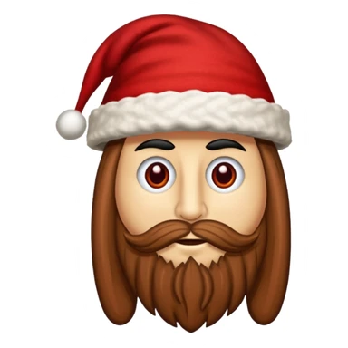 Crea un emoji de un tió de Nadal sticker