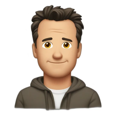 chandler bing  sticker