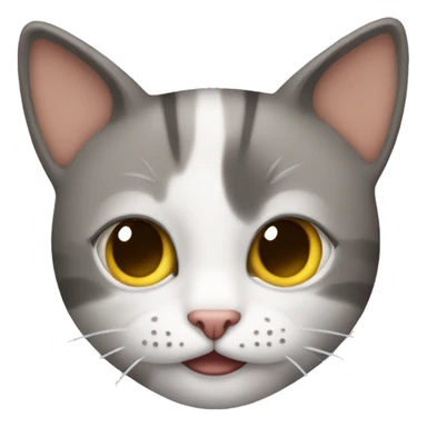 Un gato muy enojado sticker