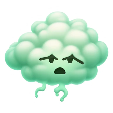 Fart cloud sticker