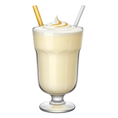 Lassi white coloured sticker
