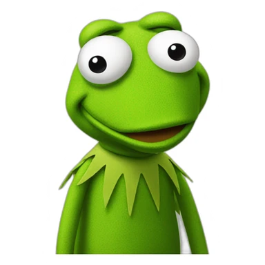 Sad kermit sticker
