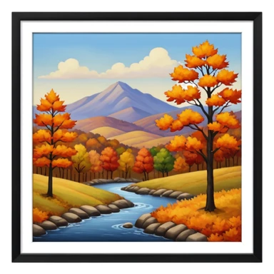 thumbnail picture mac os, painting on wall, autumn sticker