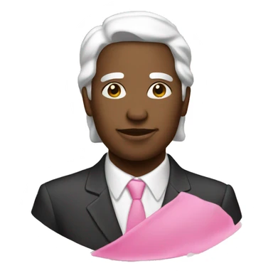 Pink dollars sticker