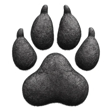 paw,remove background sticker