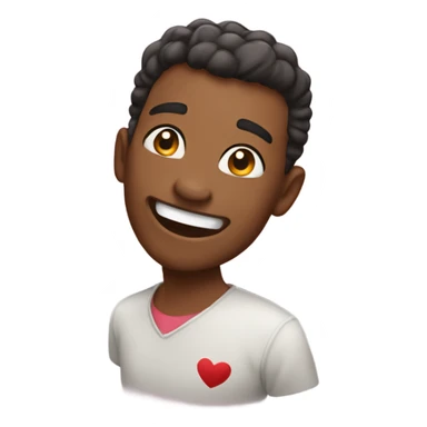 Over joyed with love sticker