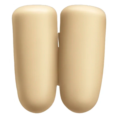 beige protective earplugs  sticker