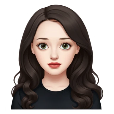 Kat Dennings real image sticker