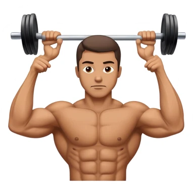 guy doing tricep pushdown exercise sticker