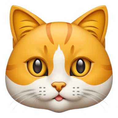 Tüylü beyaz Kedi sticker