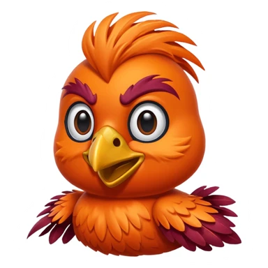 virginia tech mascot sticker