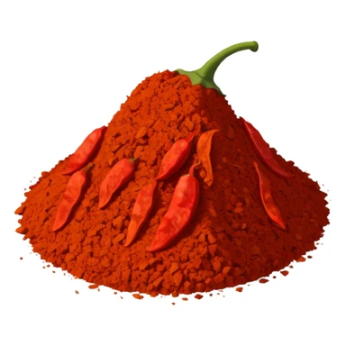 one half chili spice sticker