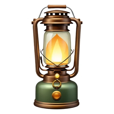 camping lantern sticker