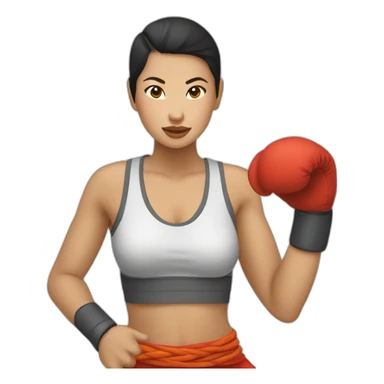 Muay thaï gyrl sticker