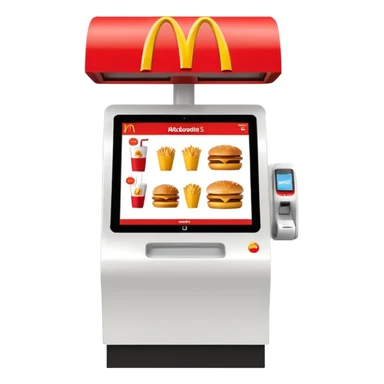 mcdonald's kiosk sticker