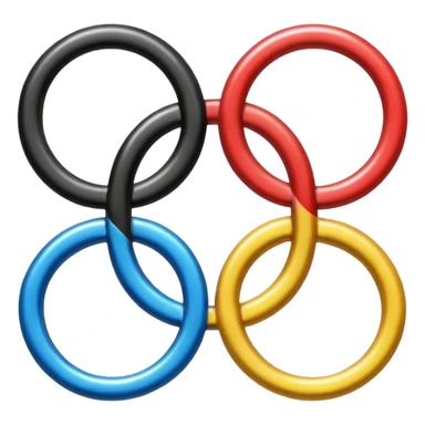 Olympic games rings sticker