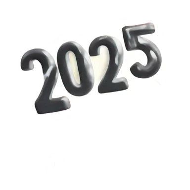fireworks with “2025” sticker