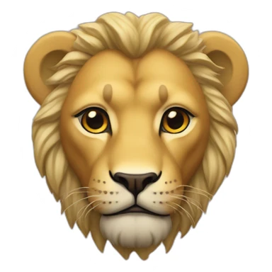 Avestruz León sticker