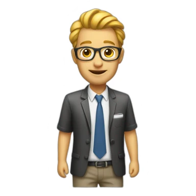 architect happy birthday happy sticker