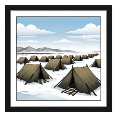 soviet gulag camp sticker