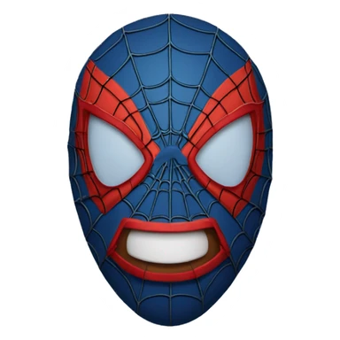 Spiderman-mask sticker