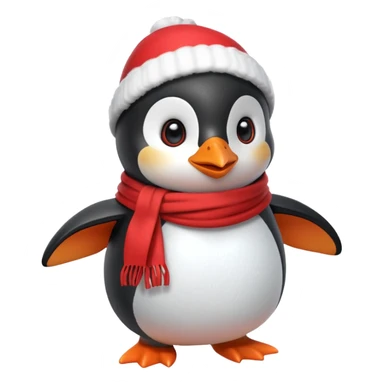 cute penguin character, winter vibe, small scarf, 3D cartoon, mobile game icon style, clean background, no text, no watermark


 sticker